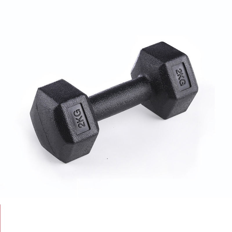 Dumbells Men'S Arm Muscle Training Household Rubberized Dumbbells Female Fitness Equipment